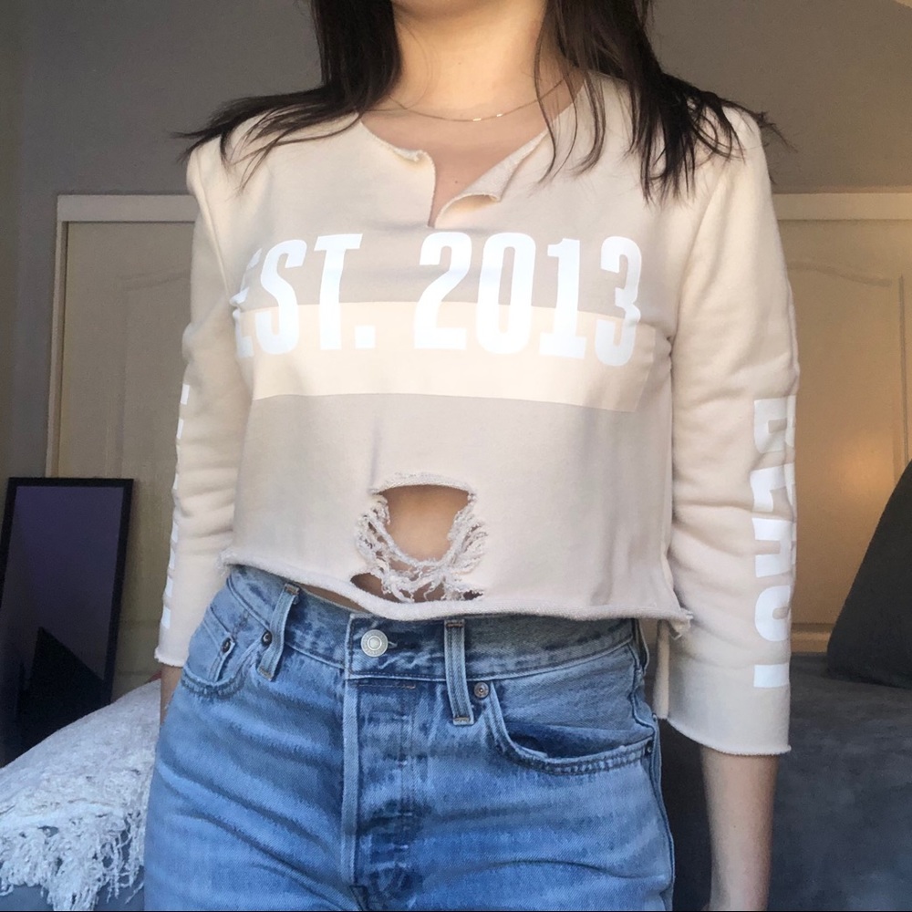 ImmaBEAST Tan Customized Sweater